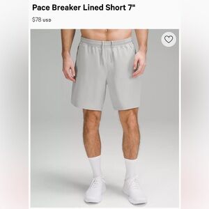 Lululemon Pace Breaker Lined Shorts ✨